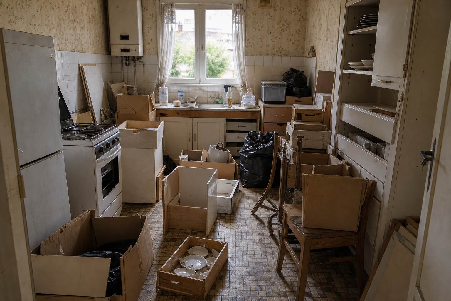 Avant chantier de debarras bobigny