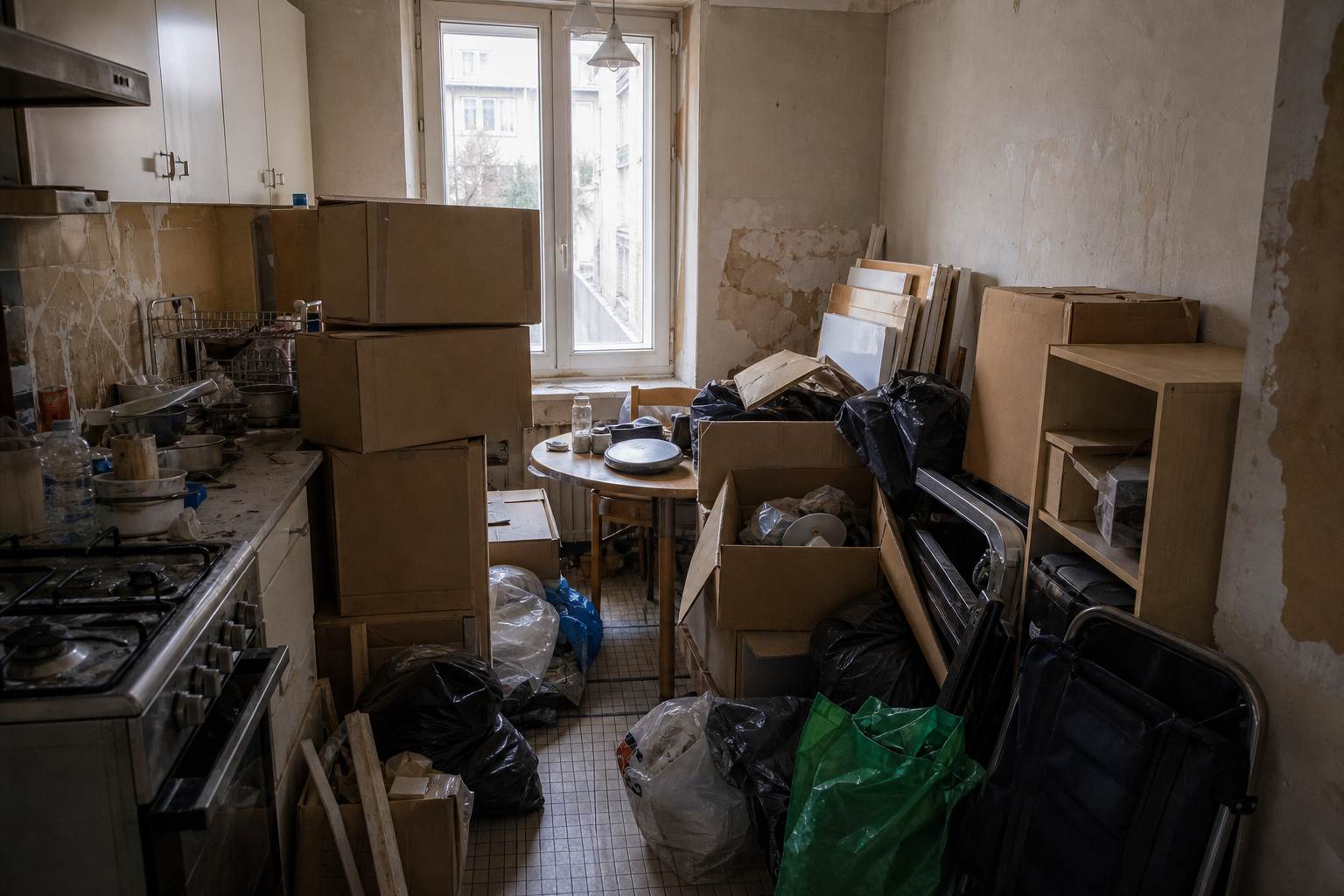 Avant chantier de debarras choisy le roi