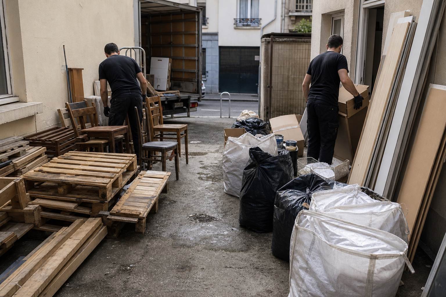 Pendant chantier de debarras choisy le roi
