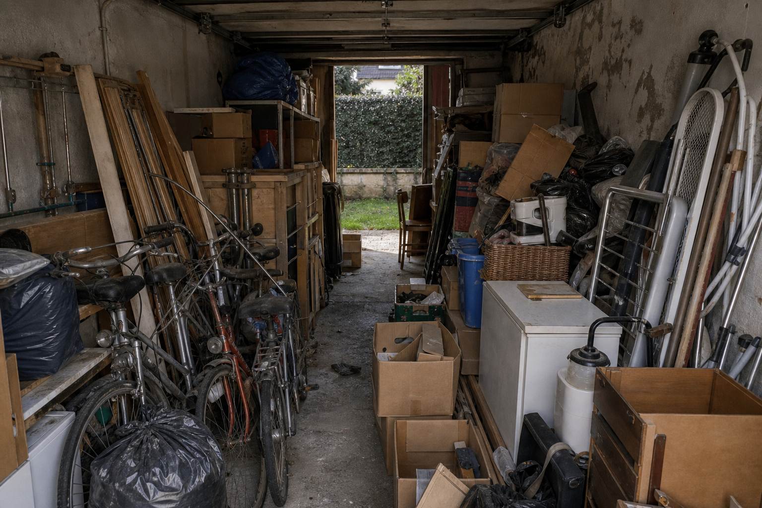 Avant chantier de debarras epinay sur seine