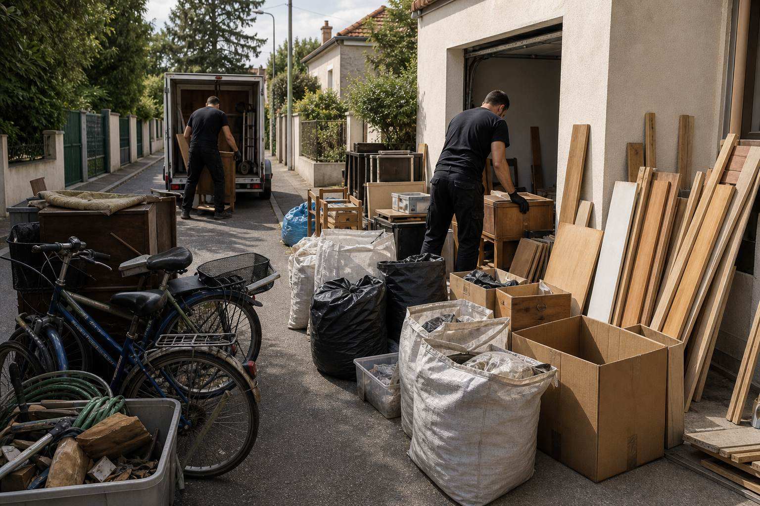 Pendant chantier de debarras epinay sur seine