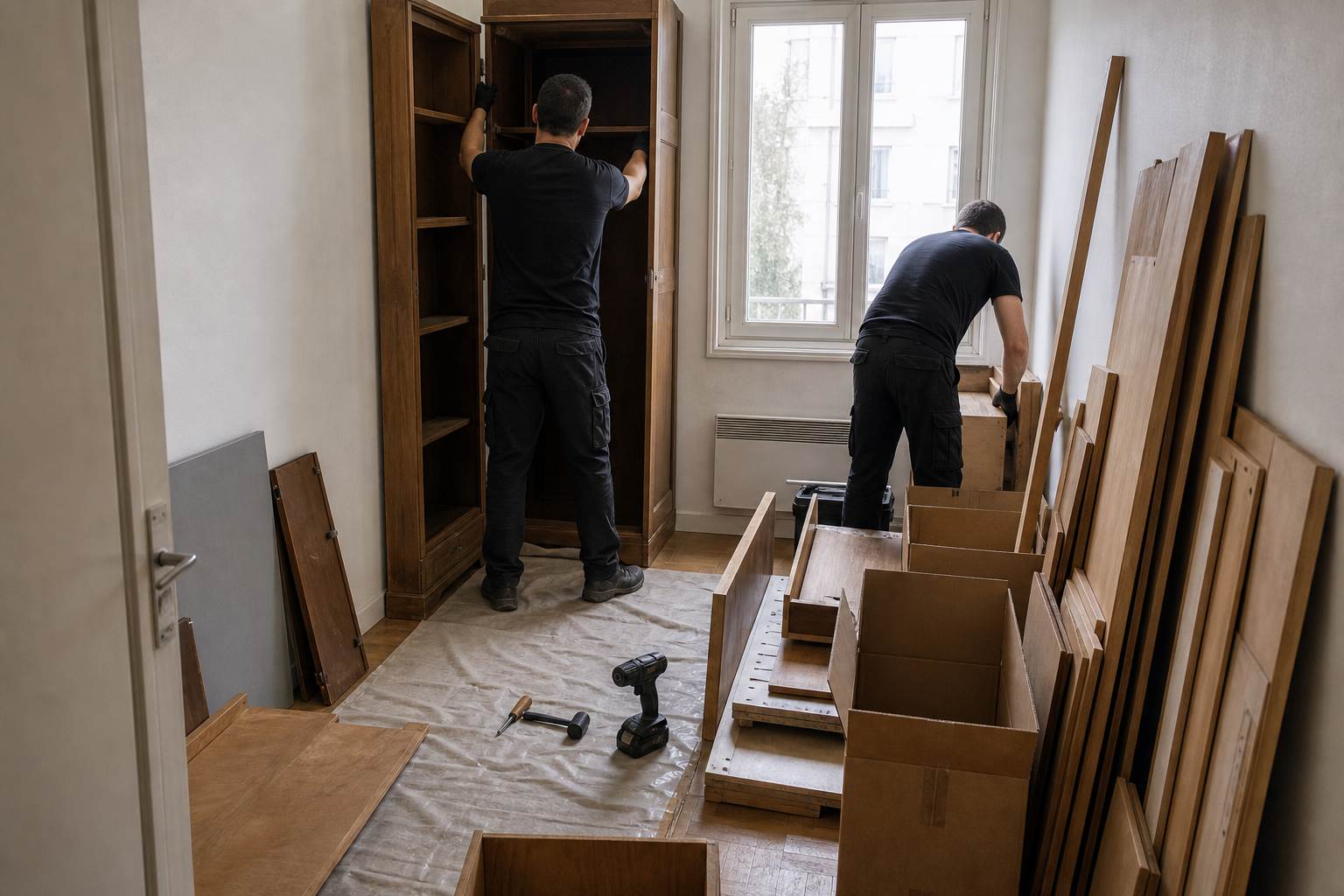 Pendant chantier de debarras fontenay sous bois