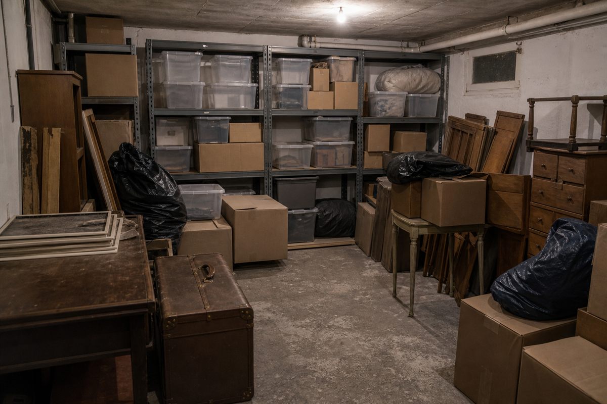 Avant chantier de debarras maison a Mantes-la-Jolie