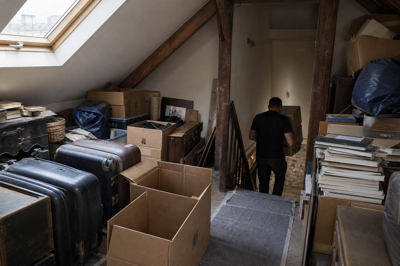 Pendant chantier de debarras meudon