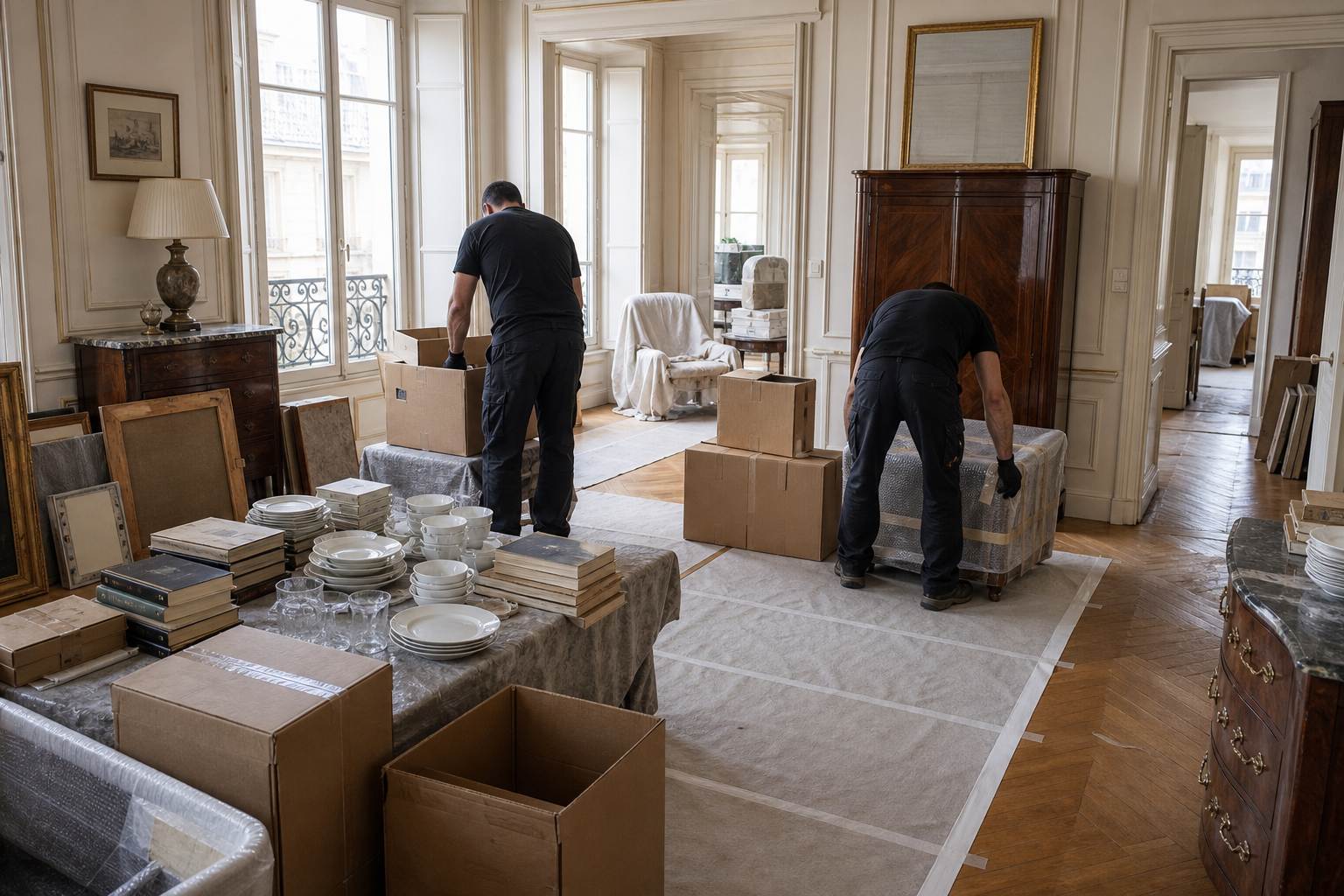 Pendant chantier de debarras neuilly sur seine