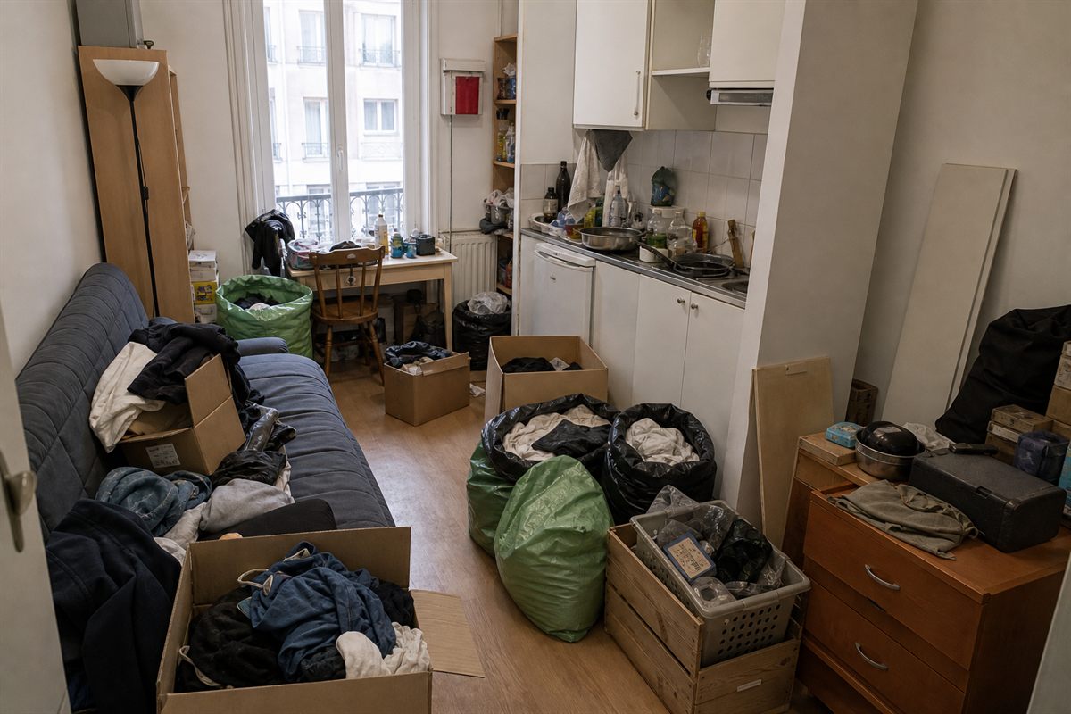 Apres chantier de debarras maison a Palaiseau