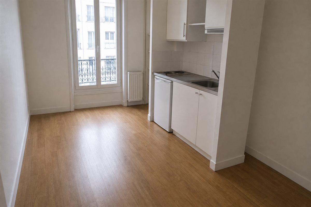 Pendant chantier de debarras appartement a Pantin