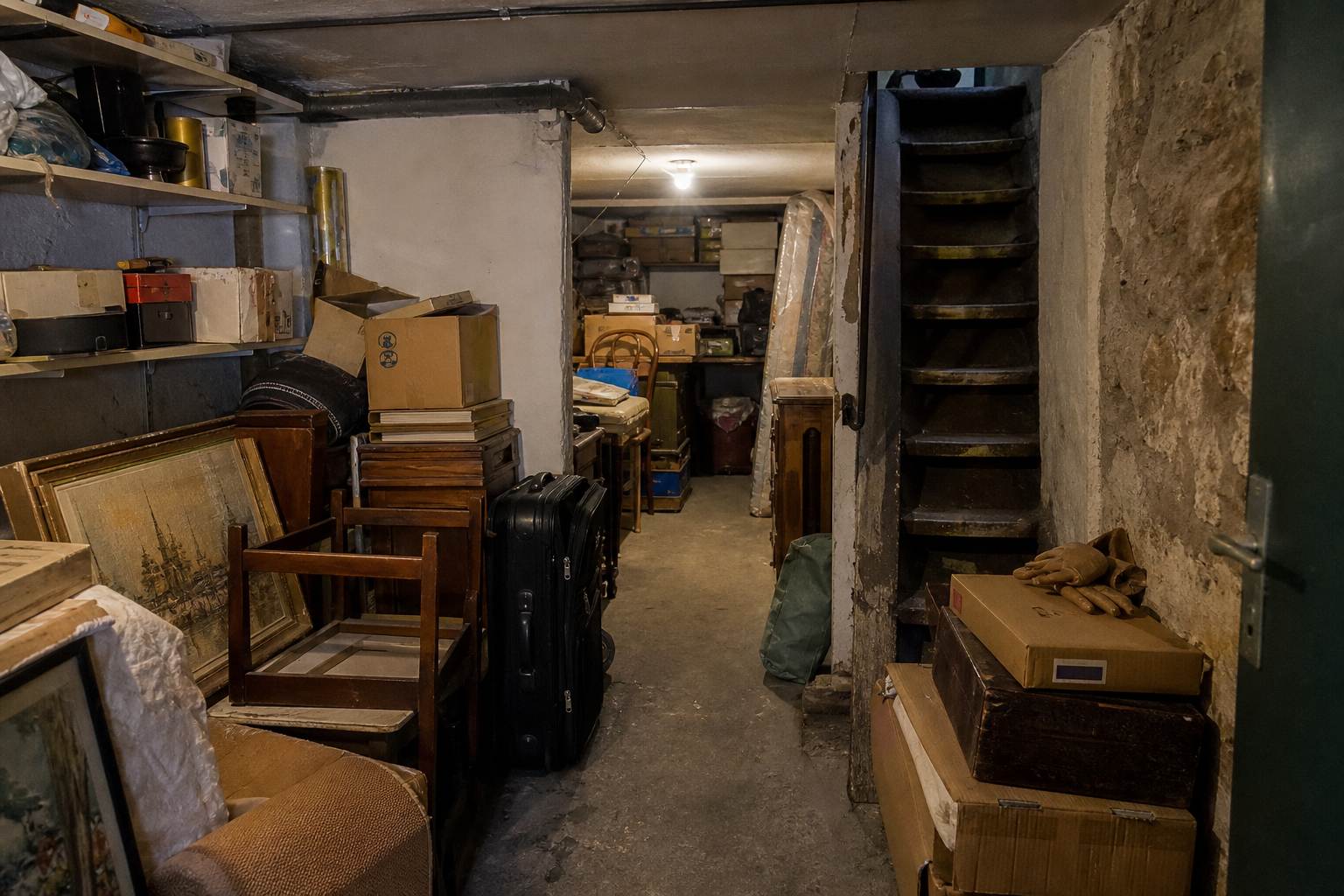 Avant chantier de debarras paris 18