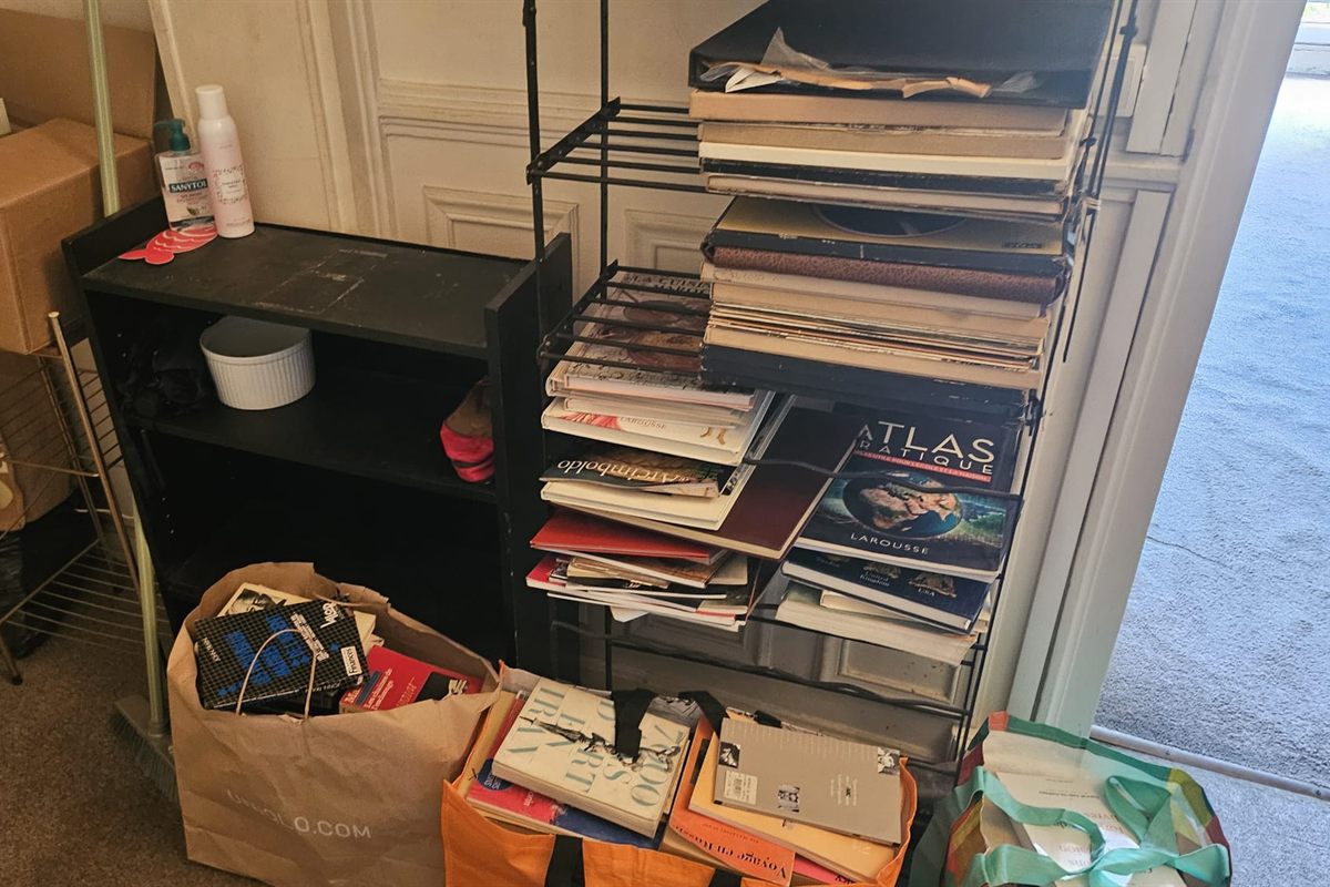 Pendant chantier de debarras appartement a Pontoise