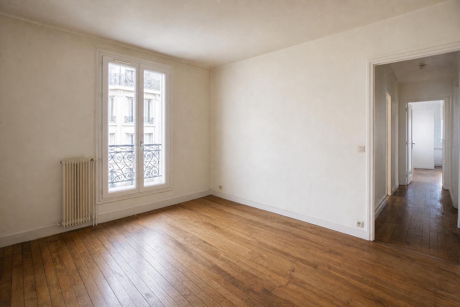Apres chantier de debarras appartement familial a Saint-Denis