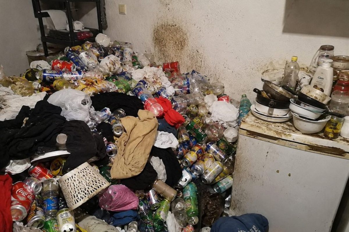 Pendant chantier de debarras maison a Sartrouville