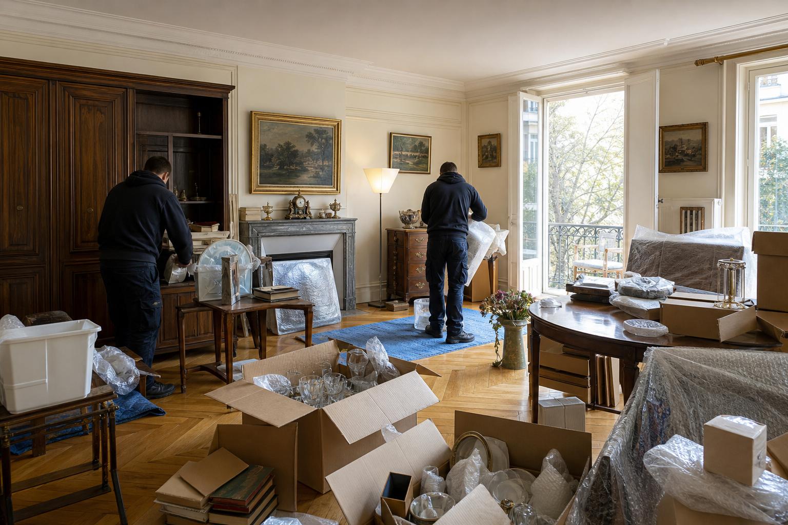 Tri cave et garage pendant debarras a Boulogne-Billancourt