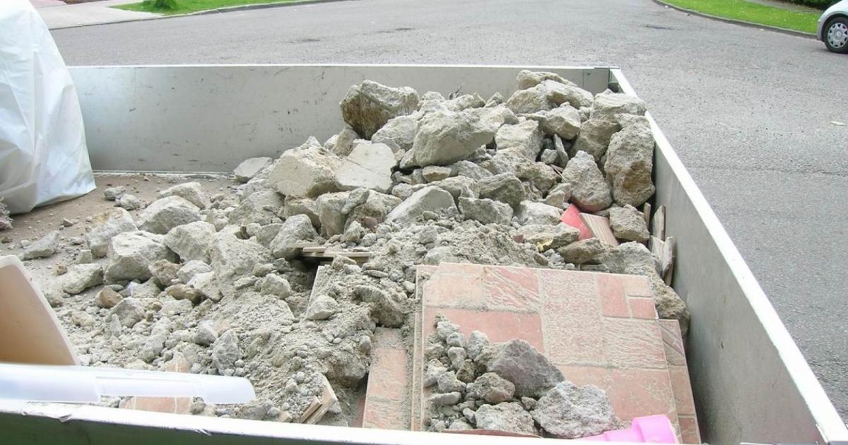 Évacuation de gravats de chantier