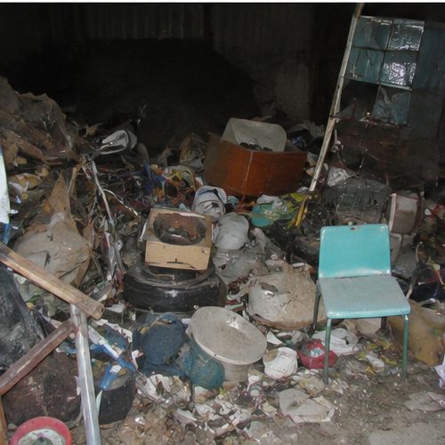 Déblais de cave et garage évacués